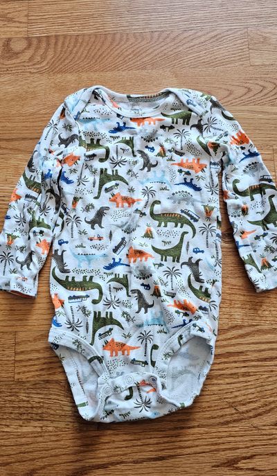 Carter's Like new 18M bodysuit feature dinosaurs graphic 18 Months