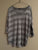 Market and Spruce Gray Heather Striped Sweater Women's - M