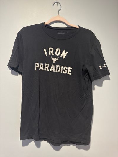Under Armor S/S black shirt Iron Paradise 14-16