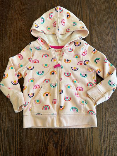 Cat and jack zip up sweat shirt  2T