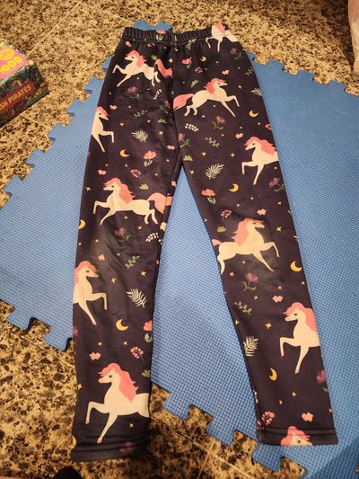 Unicorn. thick warm fleece-lined leggings Unicorn thick warm fleece-lined leggings 6T/6