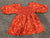 NA Cute Dress, red with white hearts 3-6 Months