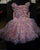 Tool butterfly patterned dress with back zipper  7-8