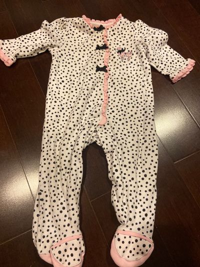 Little me 9 months. Long sleeve footie 9 Months