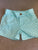 Carters Aqua patterned denim shorts 3T