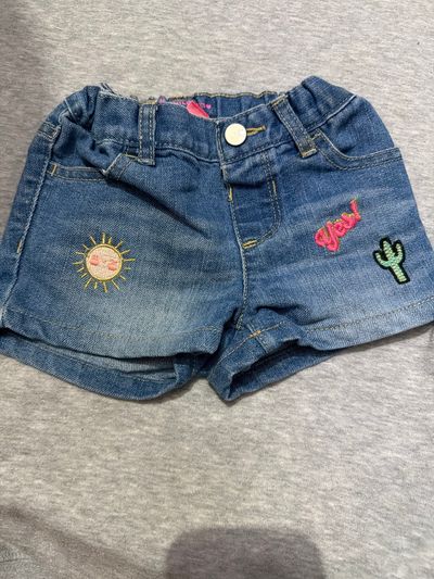 Children Place Embroidered Shorts Adjustable waist 18-24 Months