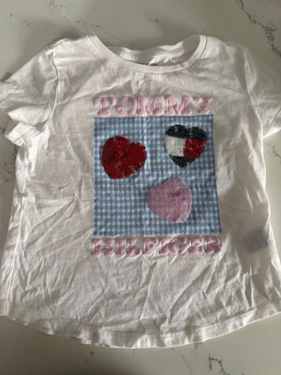 Tommy hilfiger White t shirt 5T
