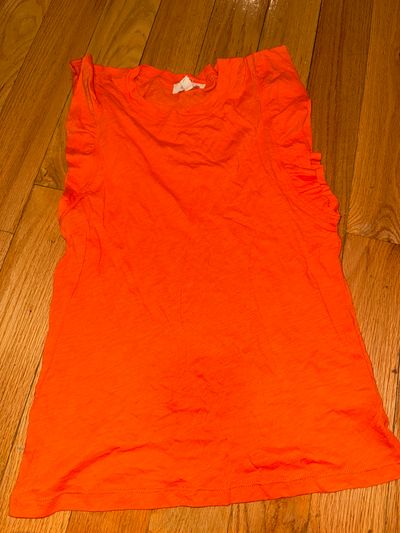 Elan NWOT orange flutter sleeve tank top Women's - S