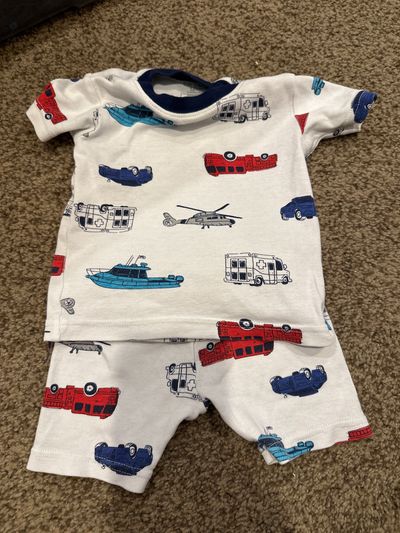 Carters short sleeve pajama set  12 Months