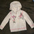 Disneys jumping beans Minnie Mouse full zipper hoodie 2T