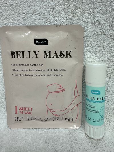 Pregnant Belly Mask & Balm to reduce Stretch Marks Pregnant Belly Mask & Balm to reduce Stretch Marks