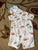 Short sleeve romper Dinosaur hooded romper 3-6 Months