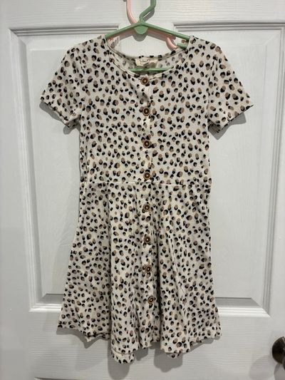 Jessica Simpson Cheetah print dress cheetah print dress -matching size 6 also listed 4T