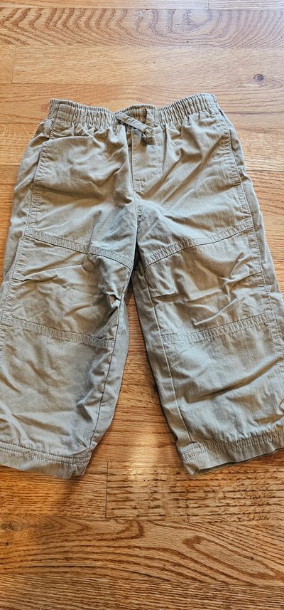 Circo Like new 18M Khaki Casual Double-Layer Pants with Cotton Lining 18 Months