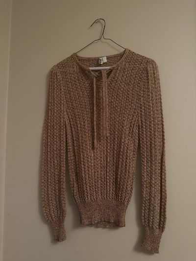 Marisa Christina Gold Sweater Women's - S