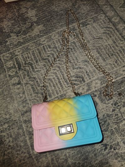 Multicolored mini girls bag