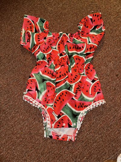 Shein watermelon short sleeve onesie 12 Months