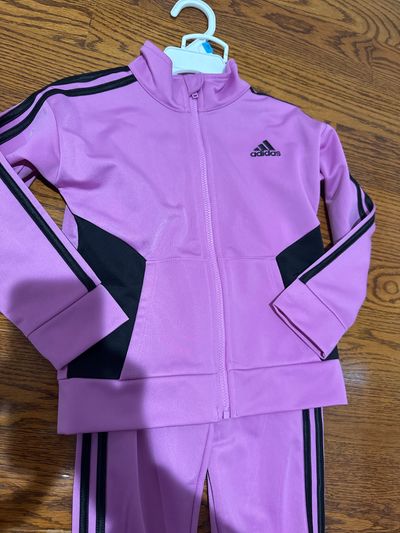 Adidas NEW never worn 2 piece purple track suit 24 Months