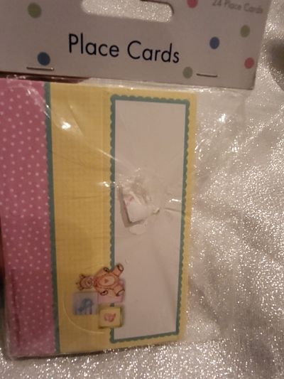 unknown 24 place cards