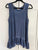 Dantelle Tunic length Navy Blue Distressed Women's - S