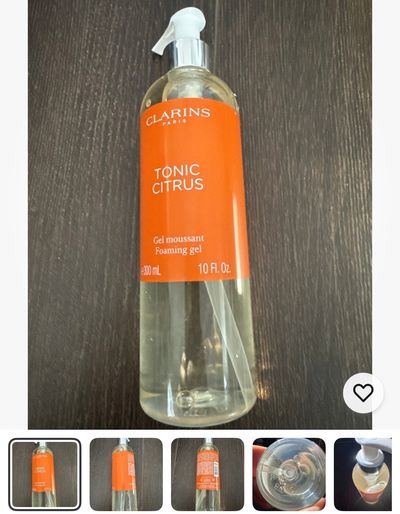 : Brand new Clarins tonic citrus cleansing gel