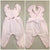 Emily and Oliver romper Pink snap with open cross back 6-9 Months