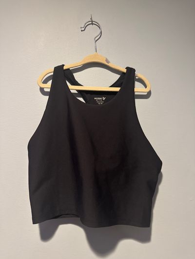 Old Navy size XXL 18/20 Black long sport bra 14-16