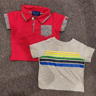 Various 2 Short-sleeve tshirts 6-9 Months