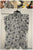 Adiva Lightweight summer top, white with blue print, not sheer Women's - L