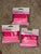 3 Packs of Brand New Breast Cancer Bracelets. 12 3 Packs of Brand New Breast Cancer Bracelets. 12 Total