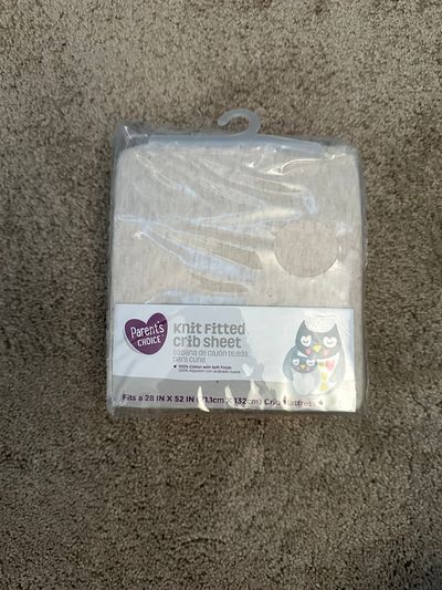 Parents Choice NEW: Cotton crib sheet