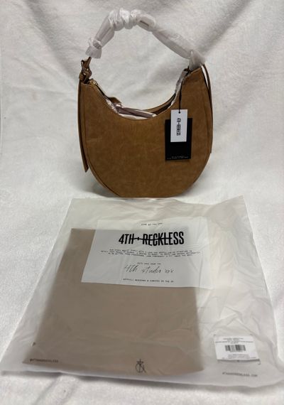 4th Reckless new with tags Faux suede crescent bag