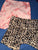 VS PINK & Amazon Lot of 2 biker shorts - peach tie dye and leopard Women's - M