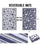OLANLY Waterproof Outdoor Rug 5x8 ft NEW BNIB outside plastic straw baby and white rug Retails $40