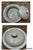 White stoneware 2pc cooking dish w lid Stoneware covered cooking dish oven safe