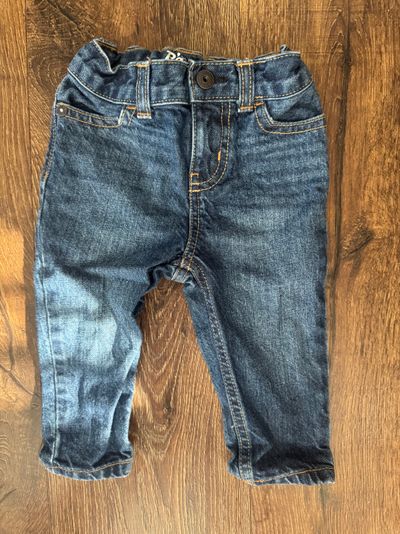 Baby BGosh Straight Jeans Adjustable Waist 6-9 Months