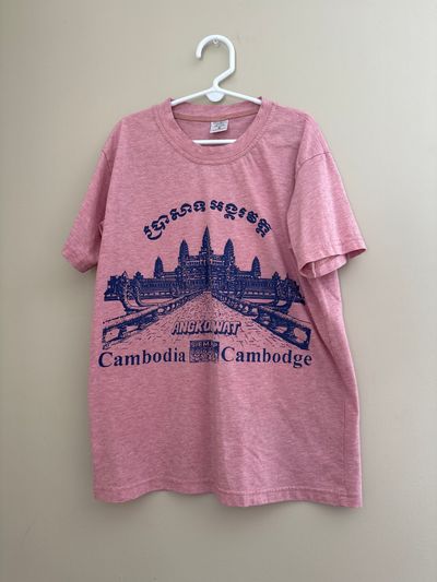 Angor Wat Cambodia Small Rose Tshirt 7-8