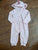 Okie dokie Pink star onesie with unicorn hood 6-9 Months