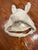 Carters 12mo white fleece hat with ears Infant (0-2 yrs)