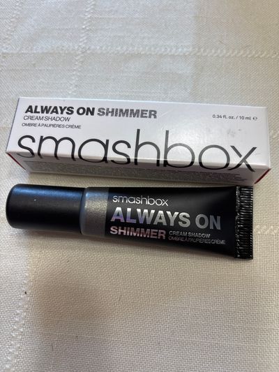 NEW- Smashbox Always on Shimmer Cream shadow- Charcoal shimmer