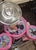 Minnie Mouse Drum Set 24'' tall Not best condition but fun & playable. symbol is bent