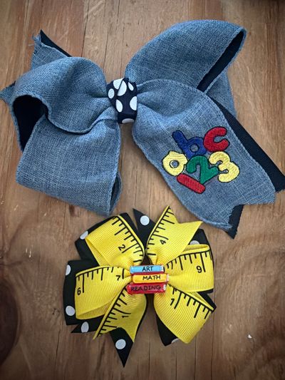Back to School Bows