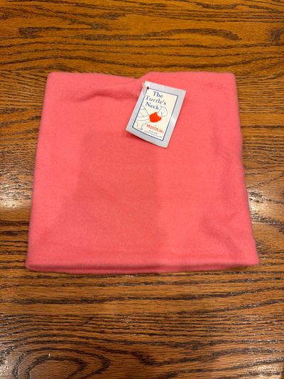 Turtle fur fleece neck warmer new with tags pink - 3 of 3