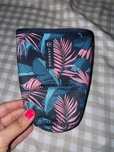 Javasok Large tropical print jacasok cup koozee