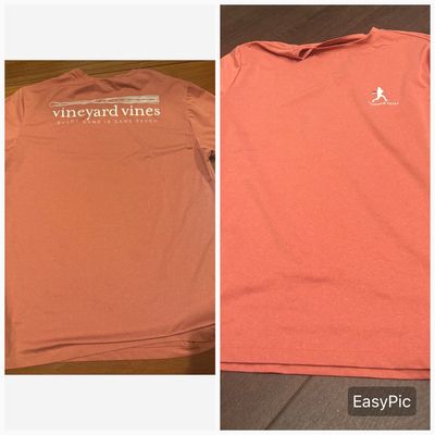 Vineyard vines, short sleeve shirt size large 10 Baseball themed 10-12