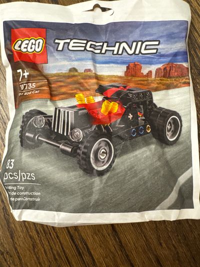 Brand new Lego technic 83 piece set hot rod car 30735
