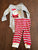 Christmas 2 piece set  6-9 Months