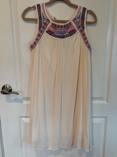 Exhilaration- ivory swing dress Size: L Women's - L