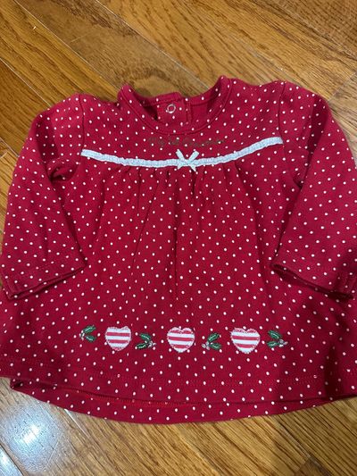 Little Me My first Christmas shirt 9 Months
