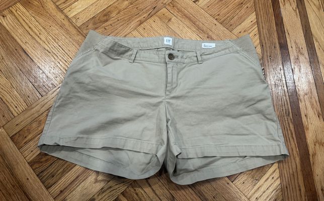 Gap maternity khaki shorts side elastic S 10 summer shorts Women's - L